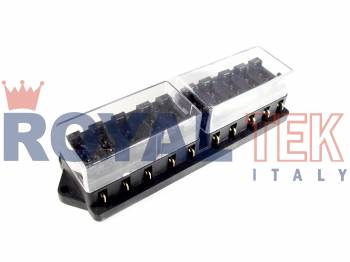 FUSIBLERA ROYALTEK 10 VIAS UNIVERSAL (FUSIBLE FICHA) ---